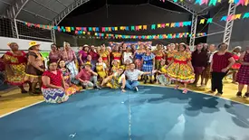 Amarante promove festa junina para idosos do Grupo Girassol e anuncia viagem (Foto: Reprodução)