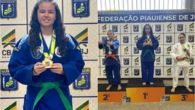 Ana Júlia conquista título piauiense e vaga no Campeonato Brasileiro de Judô (Foto: Reprodução)
