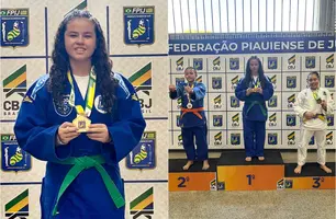 Ana Júlia conquista título piauiense e vaga no Campeonato Brasileiro de Judô (Foto: Reprodução)