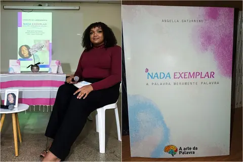 Angella Saturnino, de Itainópolis, estreia na literatura com o livro Nada Exemplar