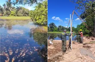 Após acidente com agrotóxicos, análises avançam sobre água do Balneário Xixá (Foto: Reprodução)