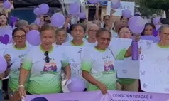 Aroazes promove caminhada do Junho Violeta em defesa dos direitos da pessoa idosa