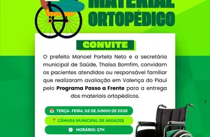 Aroazes realizará entrega de materiais ortopédicos nesta terça (Foto: Reprodução)