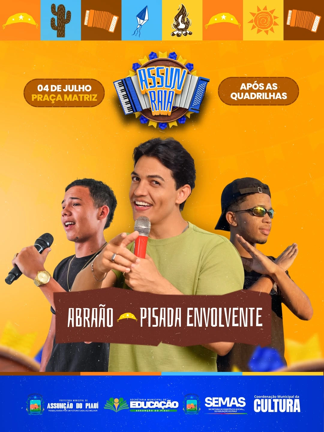 Assunção do Piauí terá noite de forró no Assunraia em 4 de julho