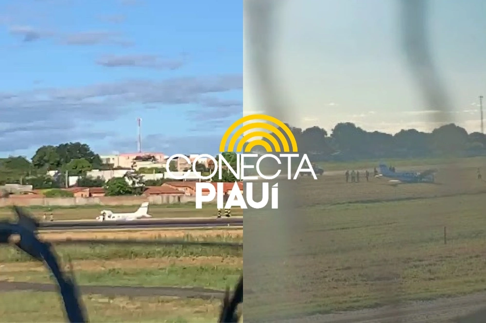 Avião de pequeno porte sofre acidente e fecha pista do Aeroporto de Teresina