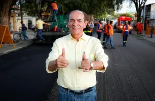 Bairros e acesso ao Aeroporto recebem asfalto com recursos de Marcelo Castro (Foto: Reprodução)