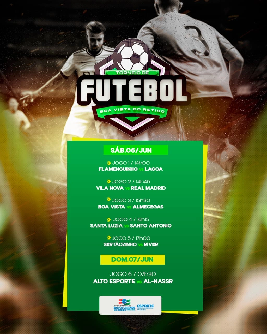 Baixa Grande do Ribeiro recebe Torneio de Futebol em Boa Vista do Retiro