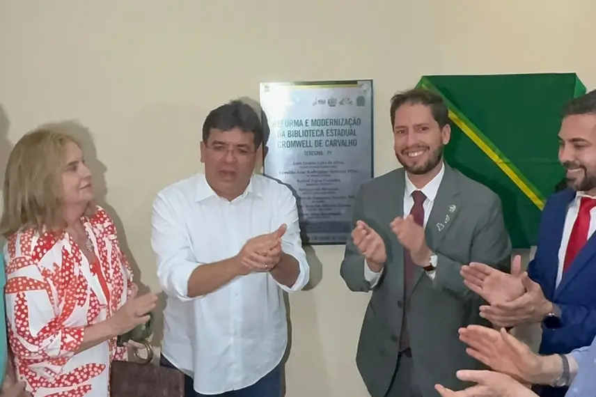 Biblioteca Cromwell de Carvalho é reinaugurada após reforma em Teresina