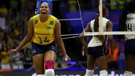 Brasil sofre, mas bate Itália por 3 sets a 2 na Liga das Nações (Foto: Patricy Albuquerque/CBV)