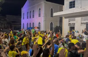 Brasil vence Escócia, avança às oitavas e torcida faz festa em Teresina (Foto: Conecta Piauí)