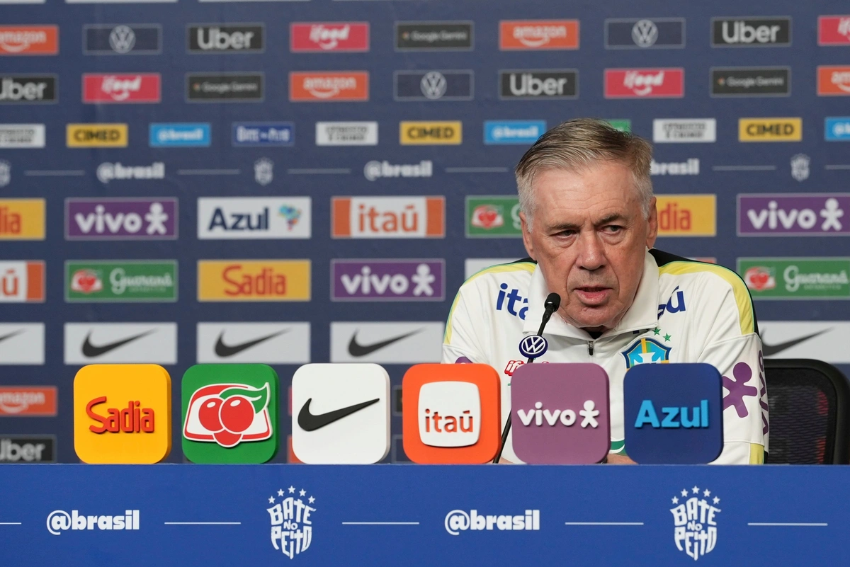Carlo Ancelotti, técnico da Seleção Brasileira