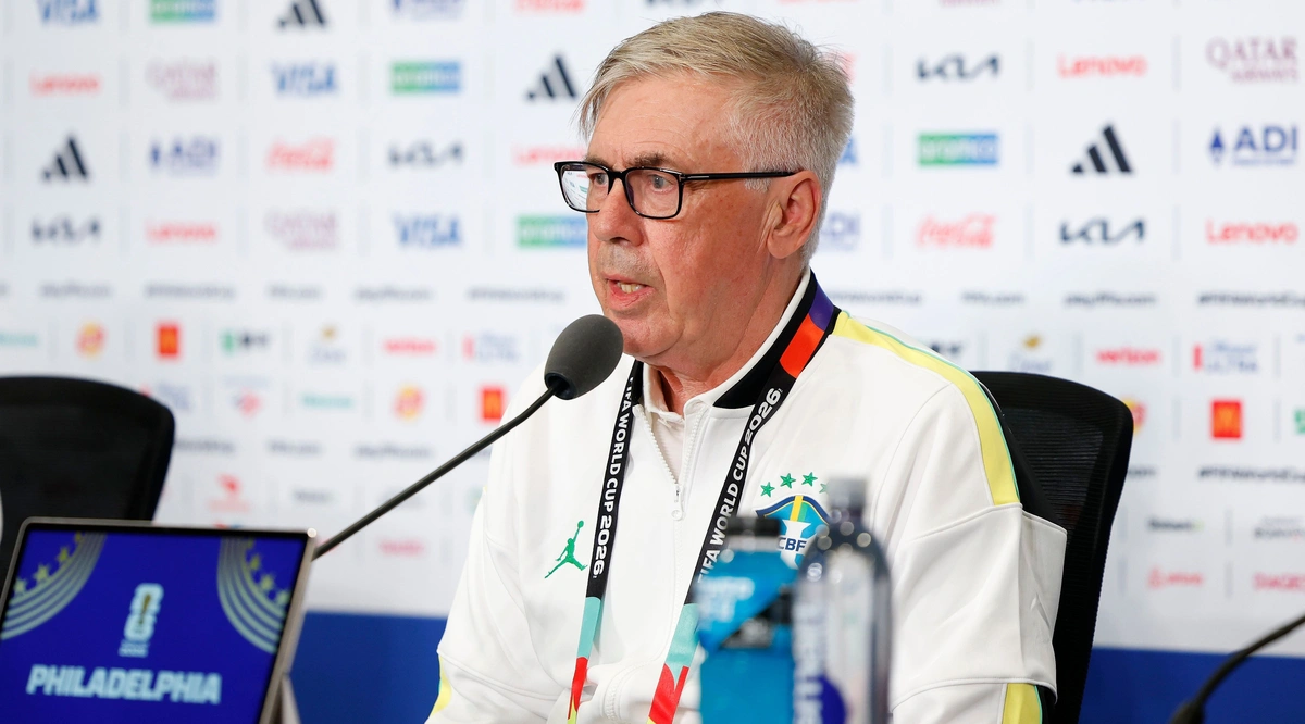 Carlo Ancelotti, técnico da Seleção Brasileira