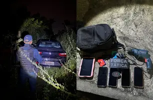Carro de motorista por aplicativo é recuperado após série de assaltos em Teresina (Foto: Divulgação/PMPI)