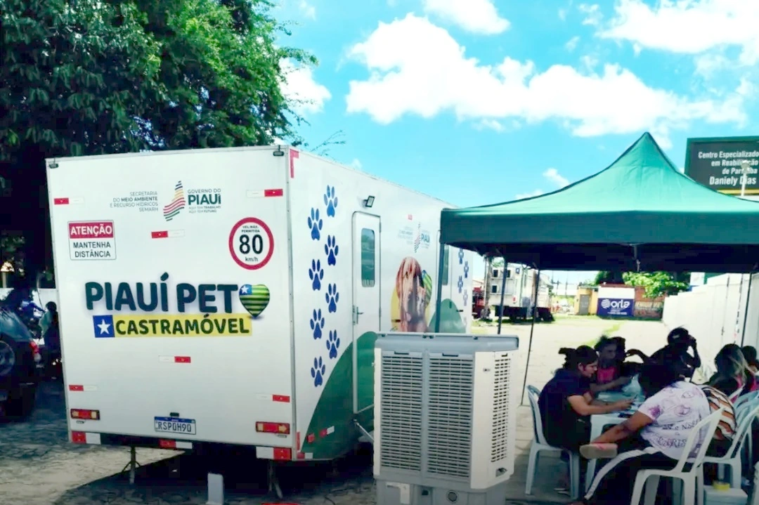 Castramóvel inicia atendimentos gratuitos para cães e gatos em Parnaíba