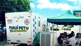 Castramóvel inicia atendimentos gratuitos para cães e gatos em Parnaíba (Foto: Reprodução)