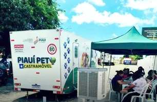 Castramóvel inicia atendimentos gratuitos para cães e gatos em Parnaíba (Foto: Reprodução)