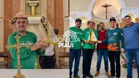 Chegada de Nossa Senhora de Nazaré marca Missa do Vaqueiro em Campo Maior (Foto: Reprodução)