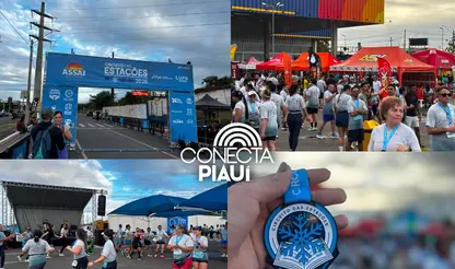 Circuito das Estações reúne corredores em etapa de Inverno em Teresina (Foto: Conecta Piauí)
