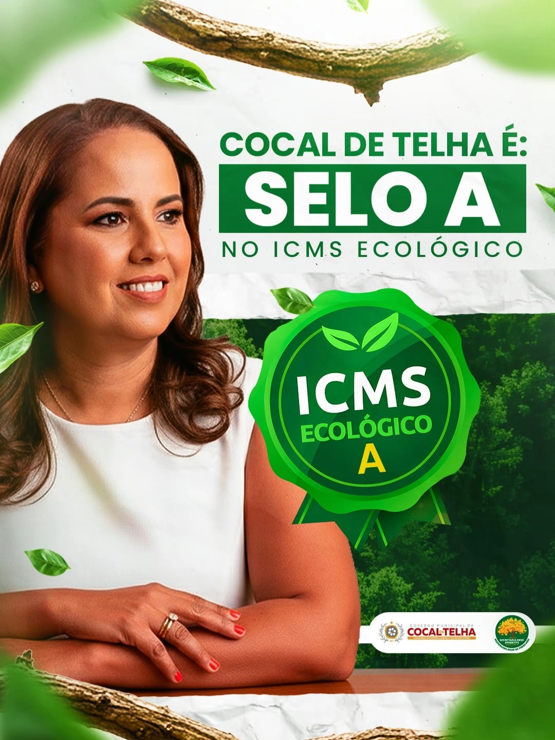 Cocal de Telha mantém selo ‘A’ do ICMS Ecológico por mais um ano seguido