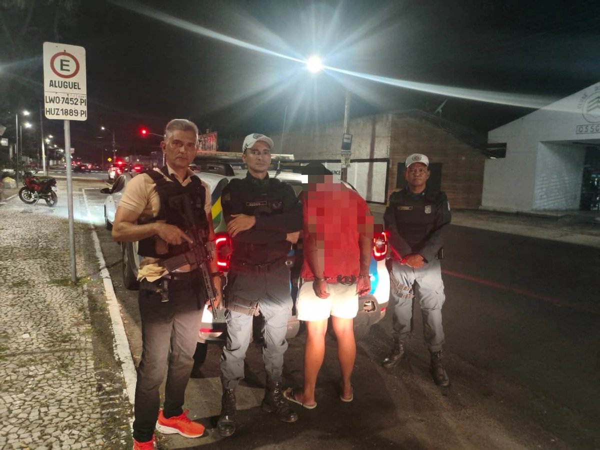 Condenado por roubo é preso com motocicleta roubada no Centro de Teresina