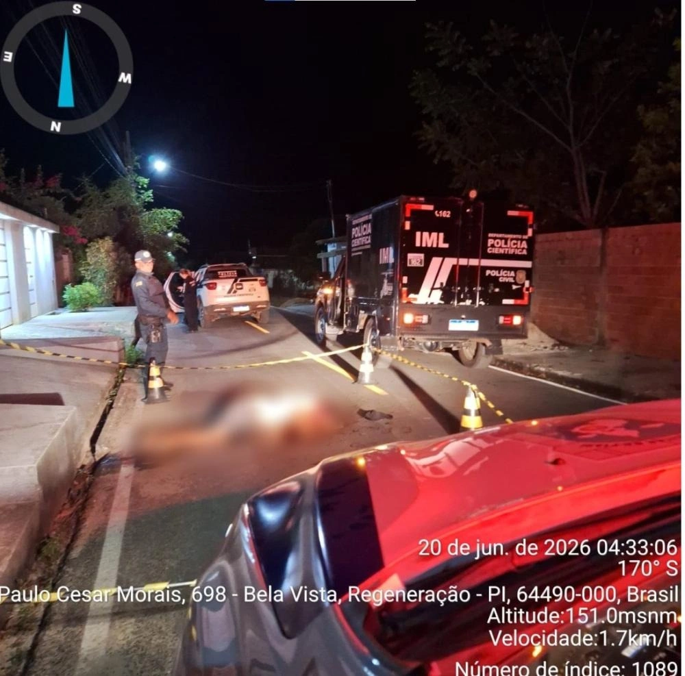 Crime ocorreu por volta da 1h40; autoria e motivação ainda são desconhecidas