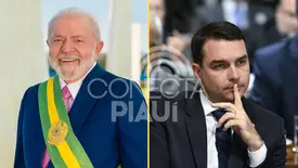 Datafolha: Lula mantém 47% e Flávio Bolsonaro tem 43% no 2º turno (Foto: Reprodução)