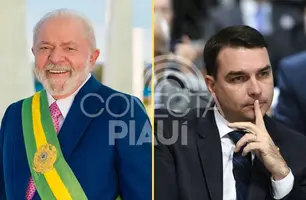 Datafolha: Lula mantém 47% e Flávio Bolsonaro tem 43% no 2º turno (Foto: Reprodução)