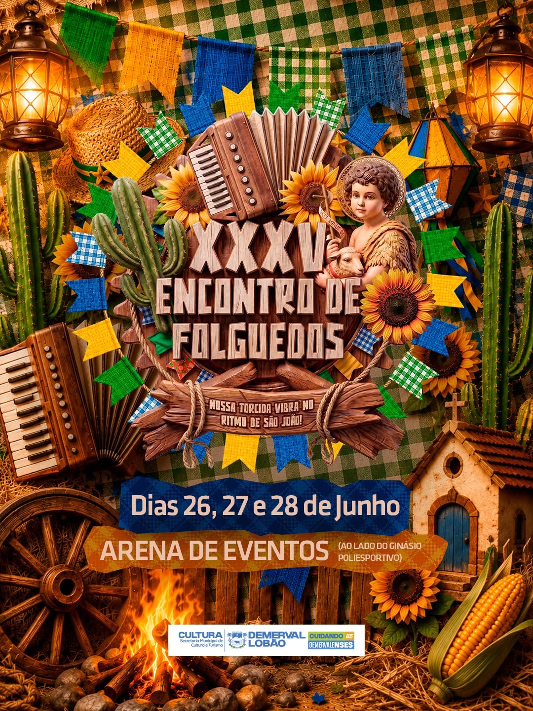 Demerval Lobão abre XXXVI Encontro de Folguedos nesta quinta-feira (25)