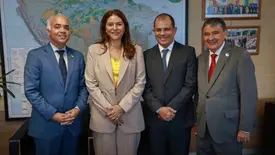 Deputada Janaína Marques busca recursos para obra em Luzilândia durante agenda (Foto: Reprodução)