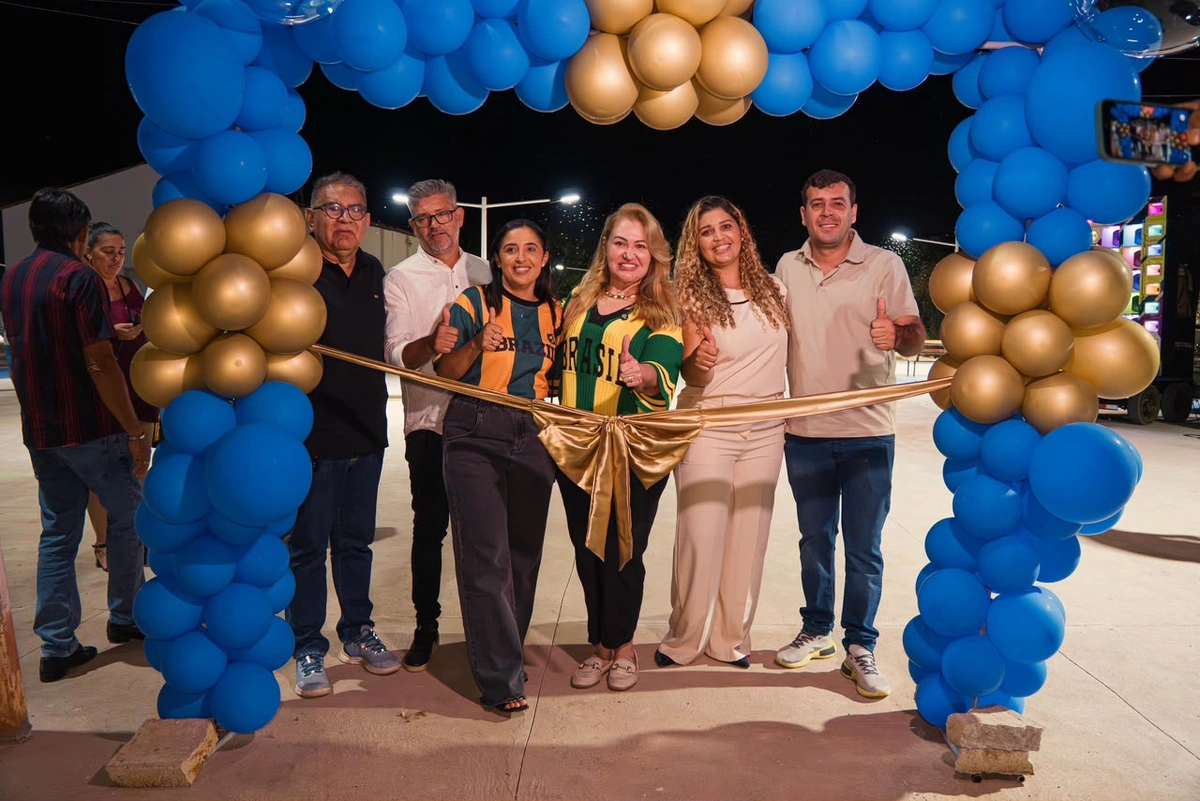 Deputada Simone Pereira participa da inauguração da praça da comunidade Boa Vista, em Jurema