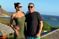 Desembargador Erivan Lopes e a acadêmica de medicina Jessica Lopes em viagem