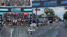 Draga Alana incentiva esporte durante 1ª edição do Corre Teresina (Foto: Reprodução)