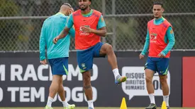 Éderson chega aos Estados Unidos e se junta ao elenco do Brasil para a Copa (Foto: Rafael Ribeiro/CBF)