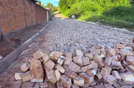Esperantina avança com obras de calçamento no Bairro Mão Santa e Chapadinha