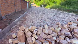 Esperantina avança com obras de calçamento no Bairro Mão Santa e Chapadinha (Foto: Reprodução)
