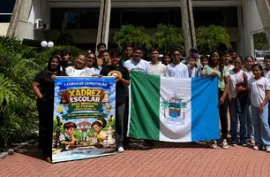 Esperantina participa do Festival Piauiense de Xadrez com 16 estudantes da rede (Foto: Reprodução)