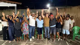 Evaldo Gomes apresenta ações do mandato durante visita a Floriano (Foto: Reprodução)