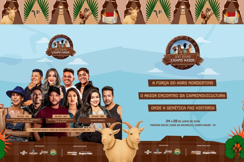 Expo Campo Maior reúne genética, negócios e grandes shows na região dos Carnaubais