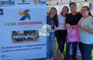 Feira Comunidade Empreendedora fortalece produção local em Lagoa do Piauí (Foto: Reprodução)