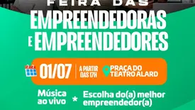 Feira do Empreendedor vai movimentar Bom Jesus no dia 1º de julho (Foto: Reprodução)