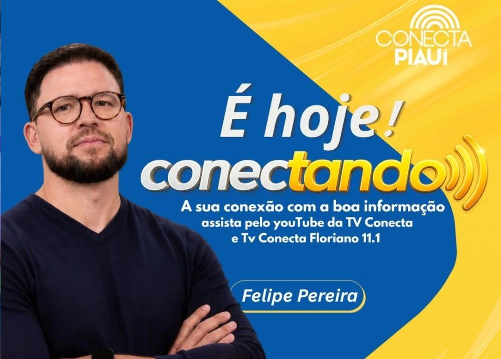 Felipe Pereira estreia programa "Conectando" na TV Conecta nesta segunda