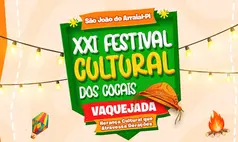 Festival dos Cocais anuncia programação oficial em São João do Arraial
