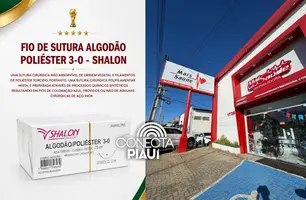 Fio de algodão poliéster 3-0 Shalon está disponível na Mais Saúde Distribuidora (Foto: Reprodução)