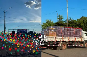 Folguedos de São João entra na reta final de montagem em Teresina (Foto: Conecta Piauí)