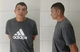 Foragido condenado a 23 anos é preso após tentar fugir de abordagem em Teresina (Foto: Divulgação/Polícia Civil)