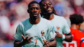 França goleia Noruega com show de Dembélé e garante liderança do Grupo I (Foto: Reprodução)