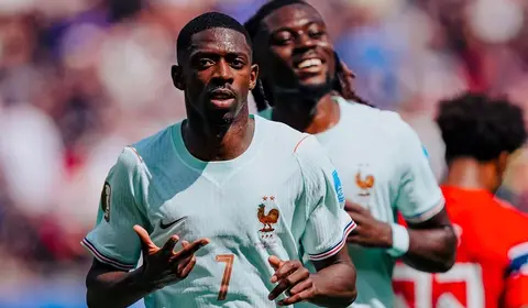 França goleia Noruega com show de Dembélé e garante liderança do Grupo I