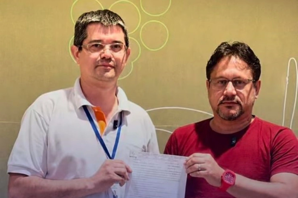 Franklin Batista e Alex Rocha, do Sintshogastro-PI