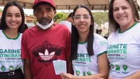Gabinete Itinerante leva serviços à comunidade Vilão de Baixo em Massapê do Piauí (Foto: Reprodução)