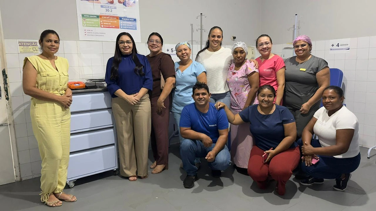 Gerlane Cabral acompanha melhorias no Hospital Municipal de São Gonçalo do Piauí